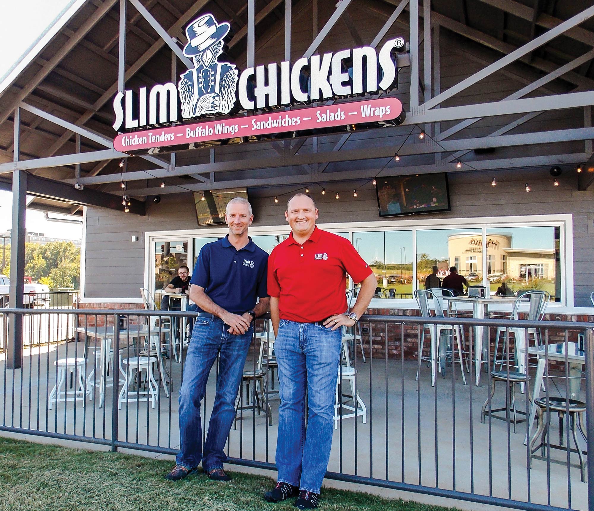 Greg and Tom the founders of Slim chickens