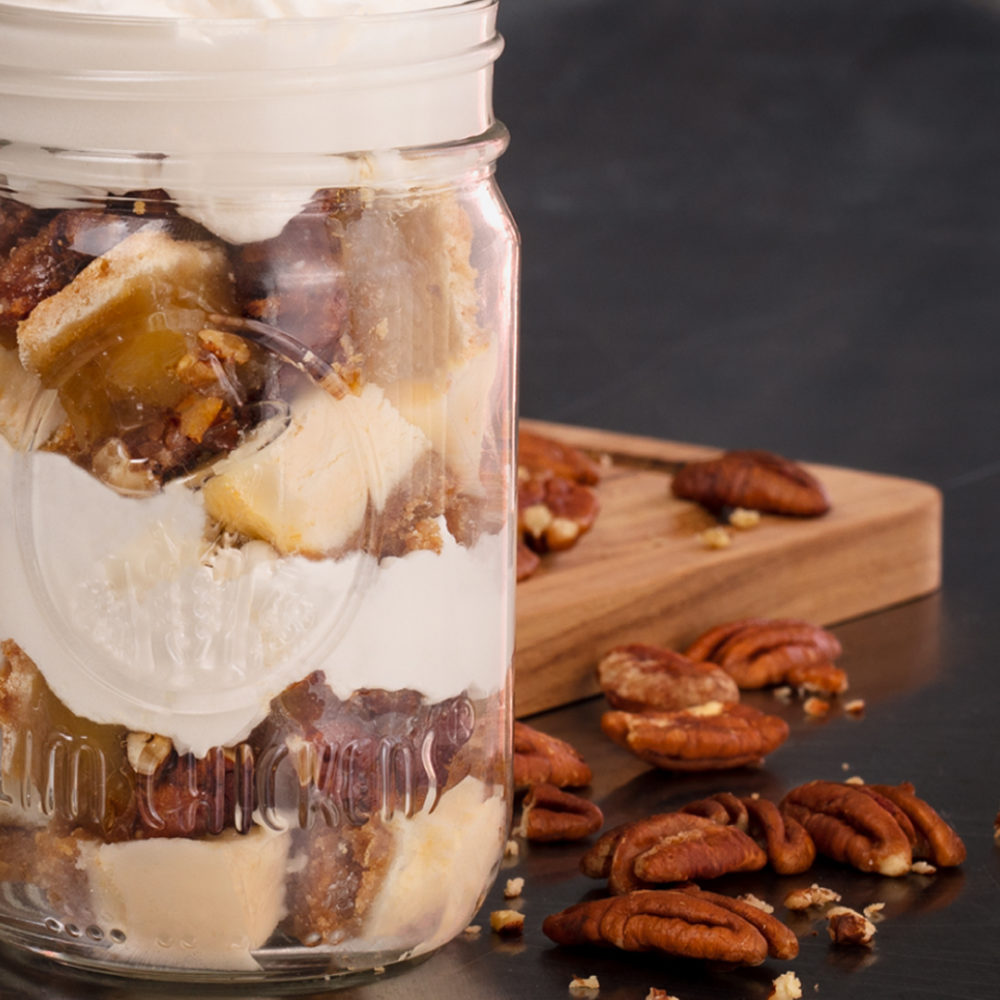 Slim Chickens Harvest Jar Dessert Pecan Cheesecake Slim Chickens Slim Chickens Harvest Jar Dessert Pecan Cheesecake Slim Chickens