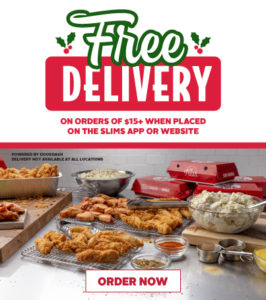 Slim Chickens Free Delivery