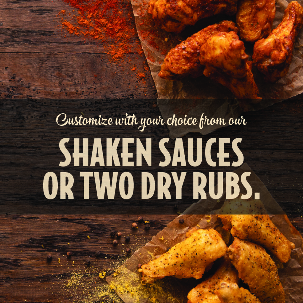 Real Wings. Real Flavor. At Slim Chickens.