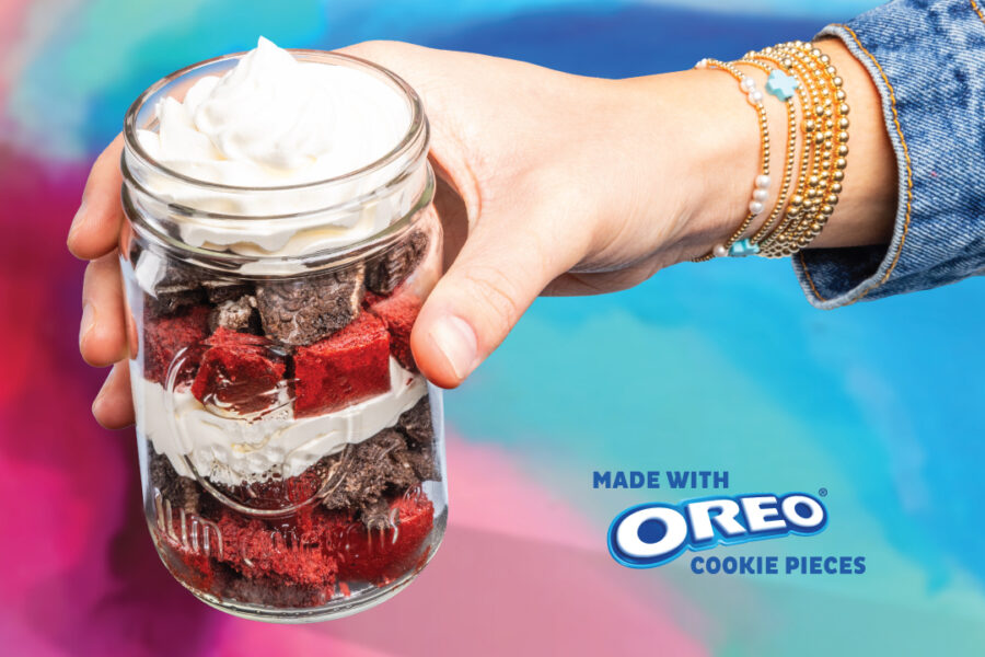 Slim Chickens OREO Red Velvet Jar Dessert